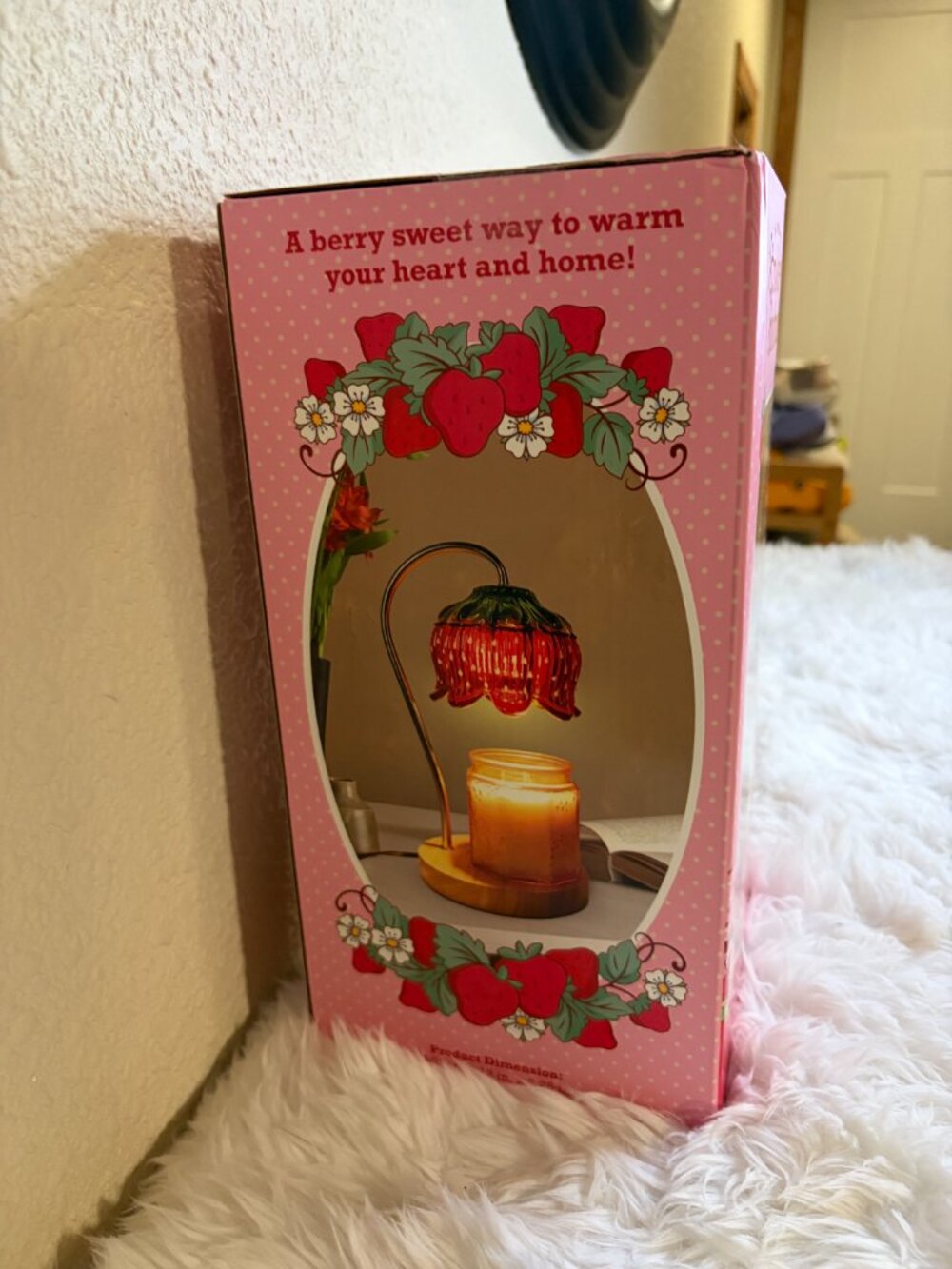 Vira, Strawberry Shortcake Strawberry Candle Warmer Lamp Timer NIB - Picture 4 of 8